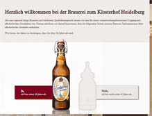 Tablet Screenshot of brauerei-zum-klosterhof.de